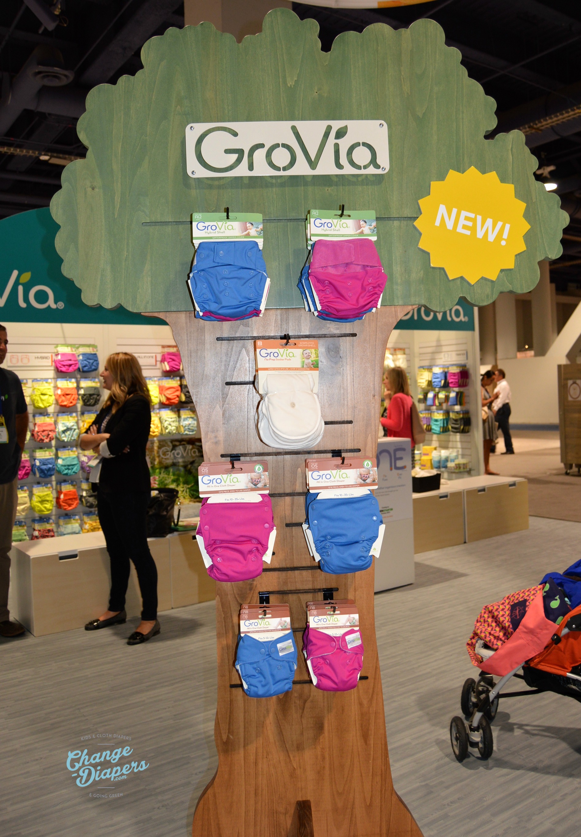 @groviadiaper #clothdiapers at #ABCKida14 via @chgdiapers