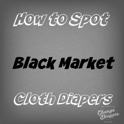 How to spot black market #clothdiapers via @chgdiapers