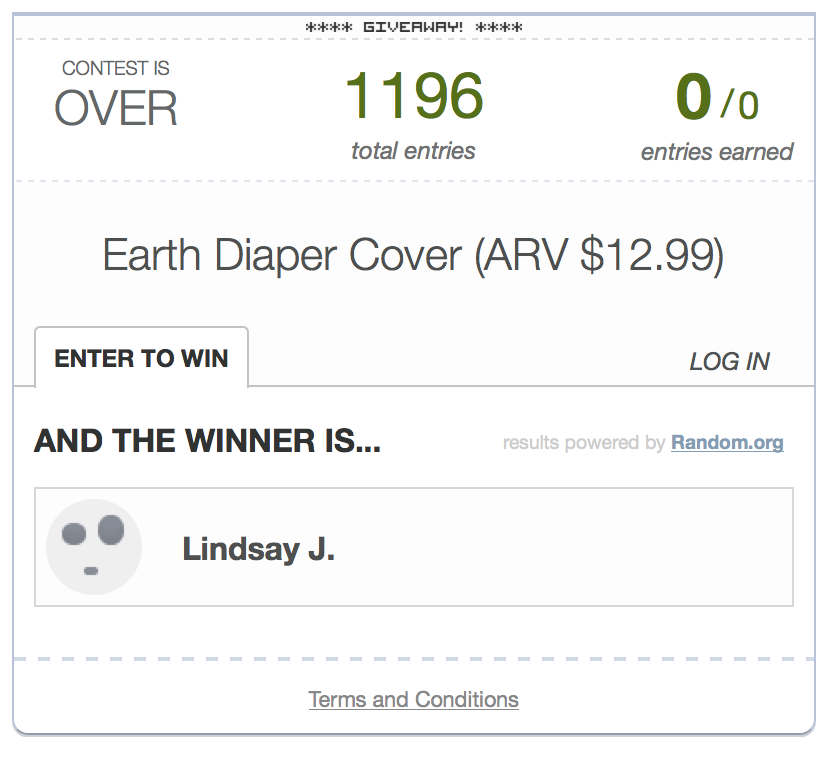 earth diaper winner