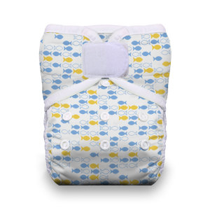 @Thirstiesinc school of fish one size pocket #clothdiapers via @chgdiapers