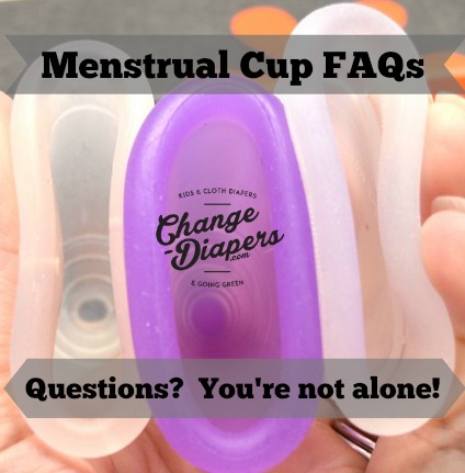 Menstrual Cup FAQs via @chgdiapers