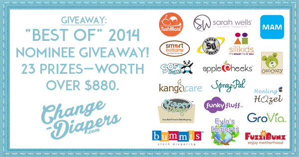 @chgdiapers Best of 2014 Nominee #clothdiapers #giveaway