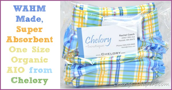 Chelory Organic AIO #clothdiapers via @chgdiapers
