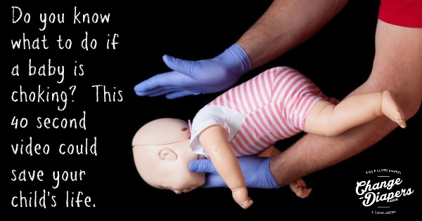 How to save a choking baby