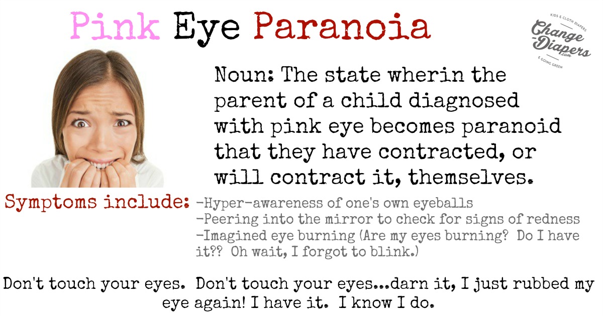 Pink Eye Paranoia - #Parenthood via @chgdiapers