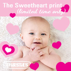 Thirsties Sweetheart Print