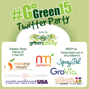 #GoGreen15 Twitter Party