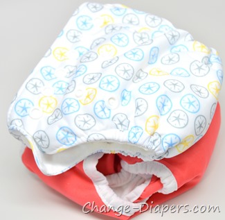 @ThirstiesInc Newborn AIO #clothdiapers via @chgdiapers 13 same rise opened as the size 1 duo pocket snapped down