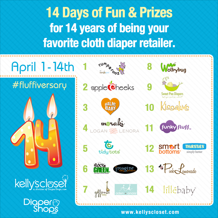@DiaperShops #Fluffiversary #giveaway