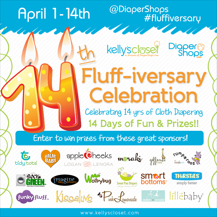 @Diapershops #Fluffiversary #giveaways