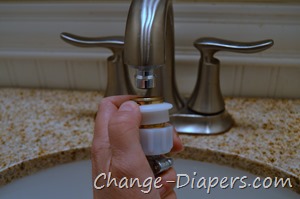@QDSpray sink connected #clothdiapers sprayer via @chgdiapers 12 slide on