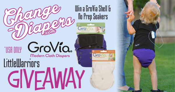 @GroViaDiaper Little Warriors #clothdiapers #giveaway via @chgdiapers