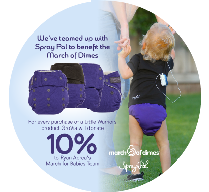 GroVia March of Dimes Little Warriors #clothdiapers