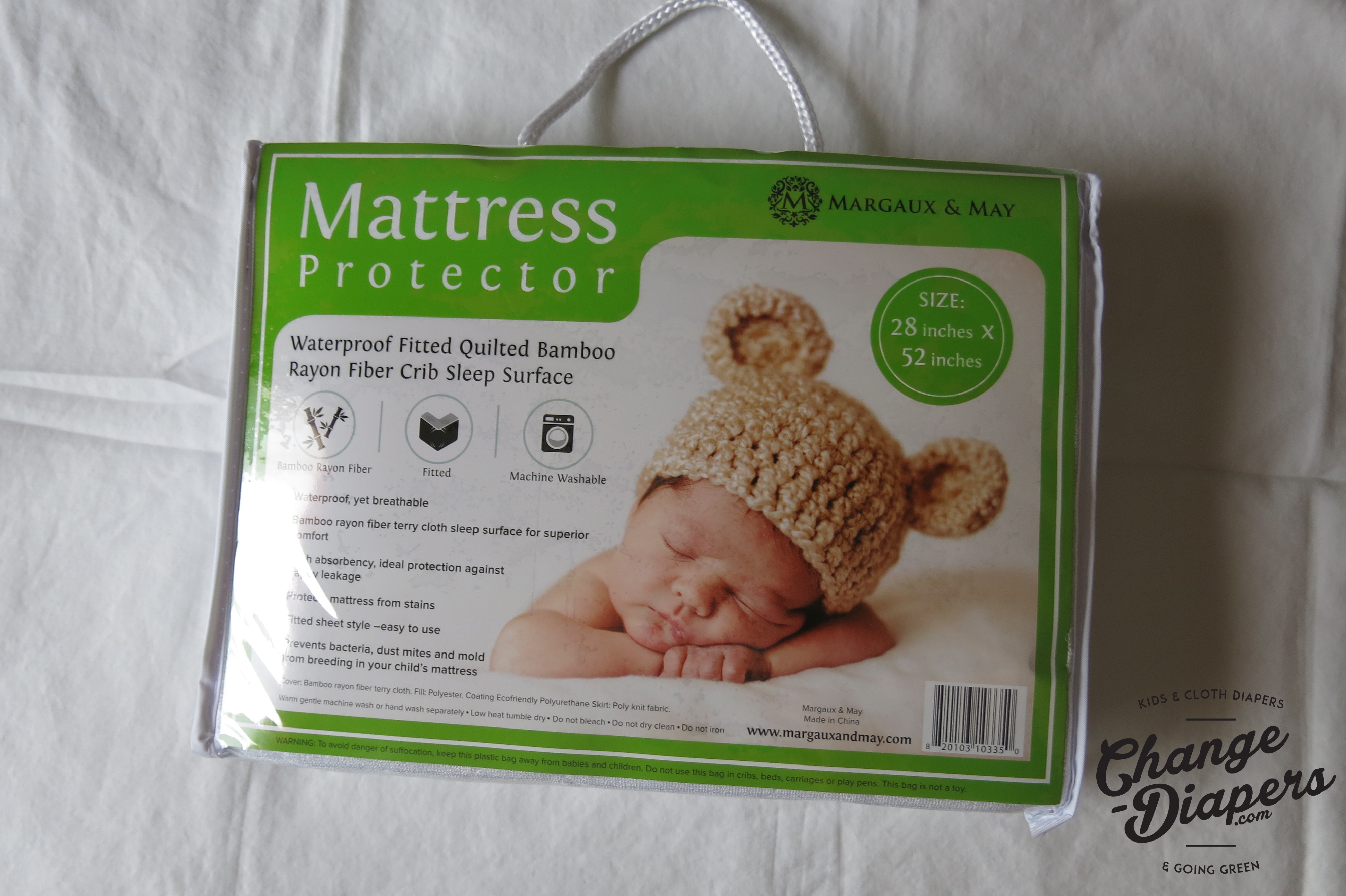 margaux and may bamboo crib mattress protector