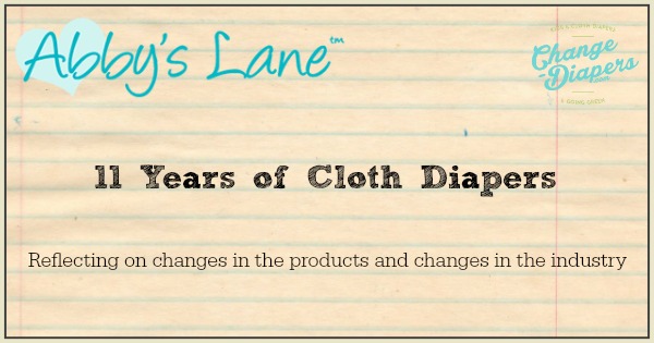 11 years of #clothdiapers via @abbyslane and @chgdiapers