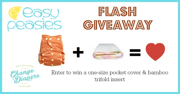 @EasyPeasies flash #clothdiapers #giveaway via @chgdiapers