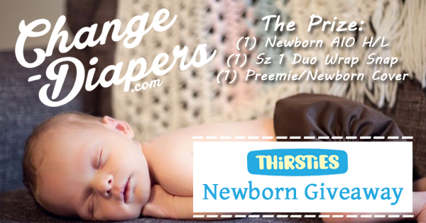 @ThirstiesInc Newborn #clothdiapers #giveaway via @chgdiapers