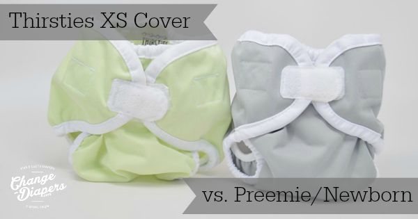 @Thirstiesinc XS #clothdiapers cover vs new preemienewborn - via @chgdiapers
