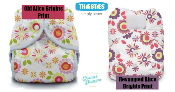 @ThirstiesInc Old Alice Brights Print vs New via @chgdiapers