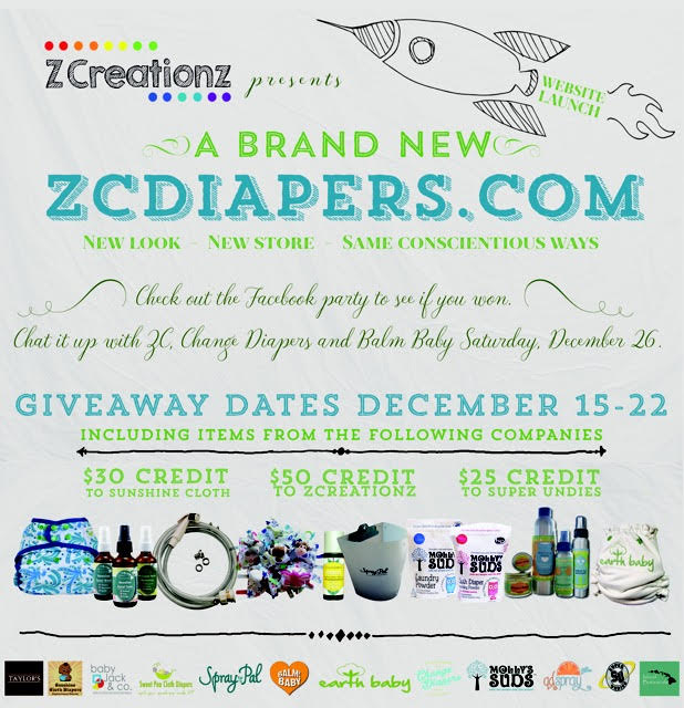 ZCreationz #clothdiapers launch #giveaway