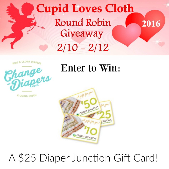 Cupid Loves Cloth Giveaway