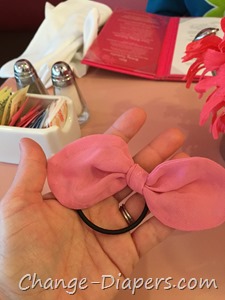 Lunch at @American_Girl bistro tysons 9 hair tie napkin ring to take home