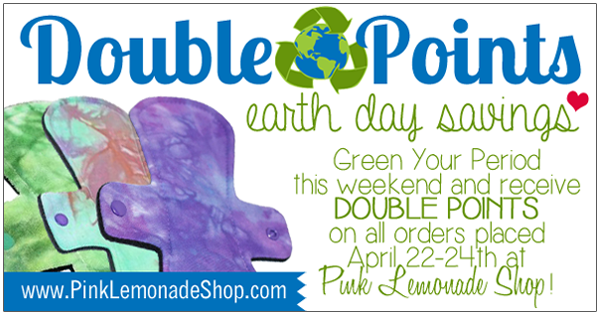earth day savings double points