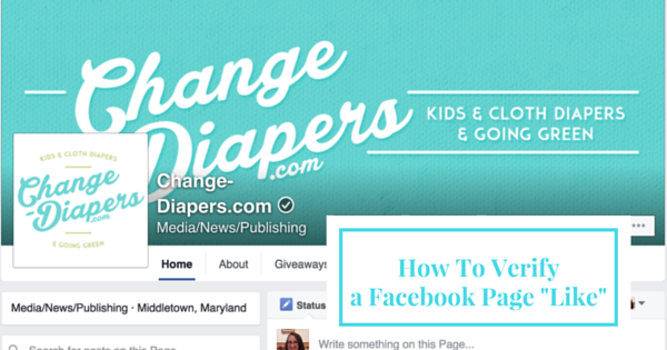 How to verify someone likes your facebook page via @chgdiapers