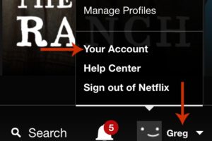 remove a show from netflix step 1