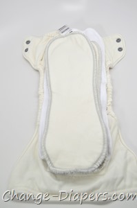 @thirstiesinc natural fiber fitted #clothdiapers via @chdiapers 18 with large doubler after prep