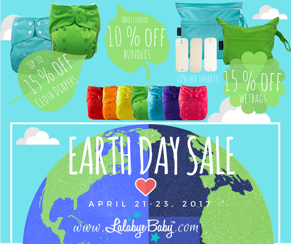 2017 Earth Day Cloth Diaper Discounts & Sales