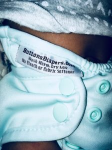 Buttons Newborn Cloth Diaper Review