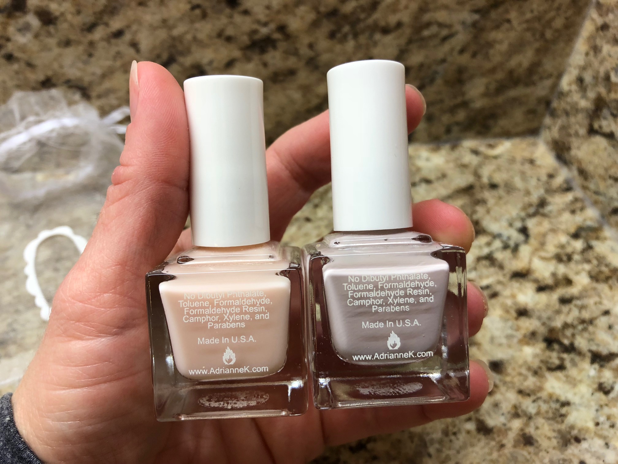 Adrianne k 7 free nail polish review