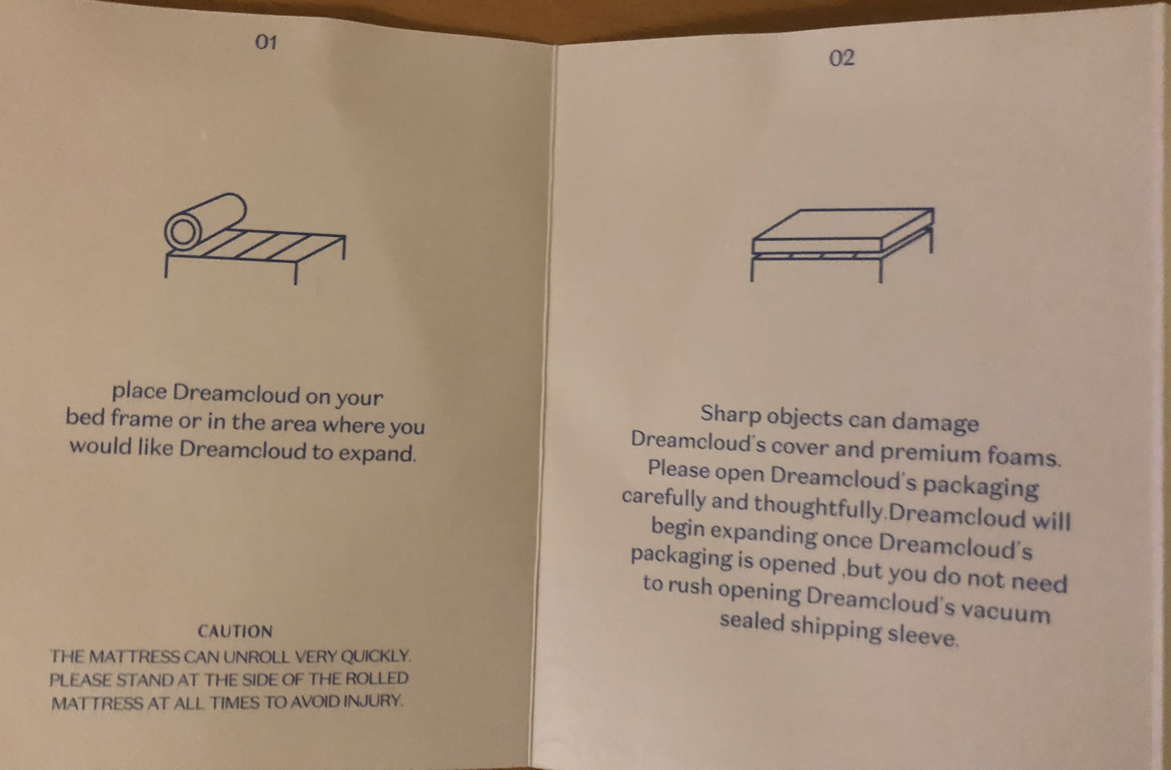 dreamcloud mattress instructions