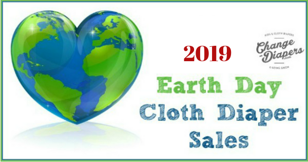 2019 Earth Day Cloth Diaper Discounts 