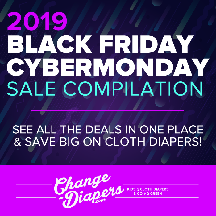 black friday cyber monday cloth diaper sale roundup deals and sales