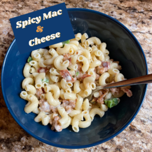 Spicy Mac and Cheese Recipe with Bacon Chorizo and Jalapeños