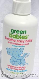 green babies 5 aromatherapy spray